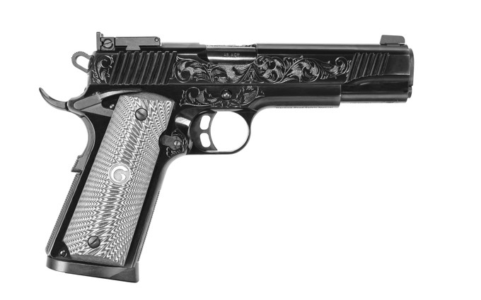 EAA Corp EAA Corp MC1911 Match Lux .45 ACP Semi-Auto Pistol with Black Chrome Finish 390098
