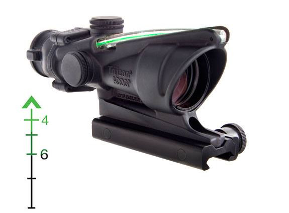 Trijicon ACOG 4X32 .223 BAC CHEVRON GRN TA31F-G