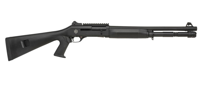 Military Armament Corp Military Armament Corp MAC 1014 12-Gauge Semi-Auto Shotgun with Black Anodized Finish 21000120