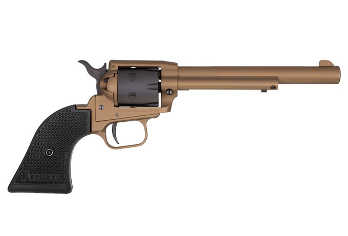 Heritage Manufacturing Heritage Manufacturing Rough Rider Small Bore Revolver 22 LR with Burnt Bronze Cerakote Finish RR22A6