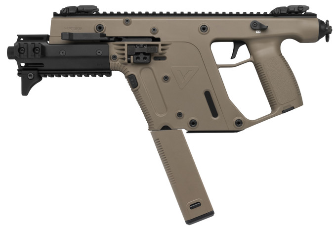 Kriss USA Kriss USA Vector SDP Enhanced 45 ACP Semi-Auto Pistol with 30-Round Magazine in Flat Dark Earth KV45-PFD30