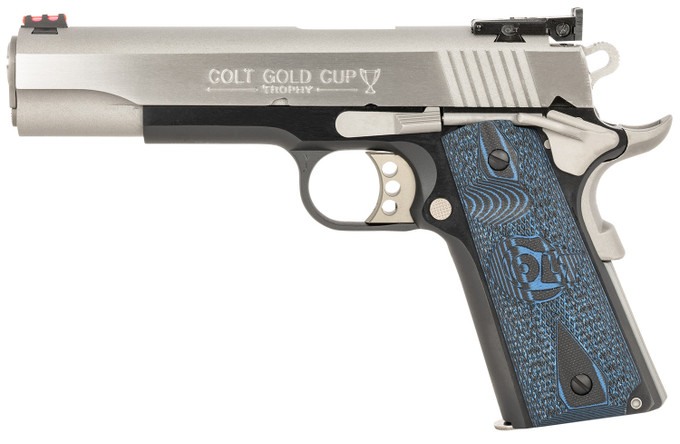 Colt Colt Gold Cup Lite 45 ACP Semi-Auto Pistol with Fiber Optic and Bomar Sights O5970GCL-TT