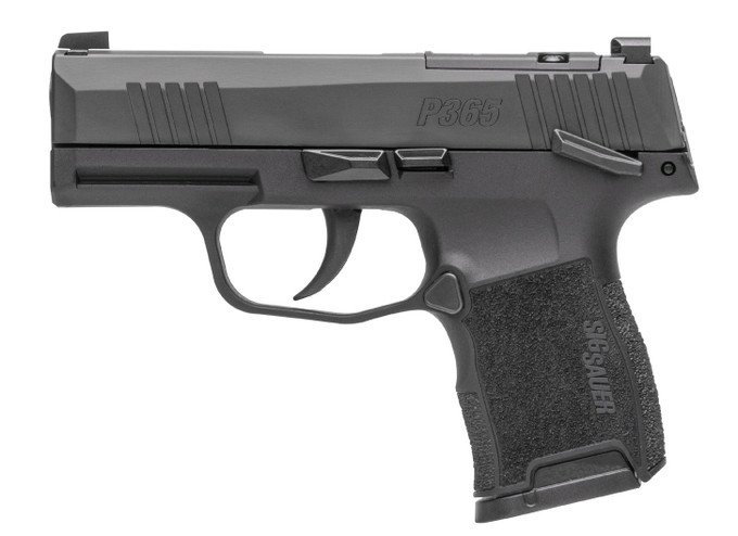 SIG SAUER SIG SAUER P365 9mm Nitron Finish Semi-Auto Pistol with 10+1 Capacity and Optics Ready Slide 365-9-BXR3P-MS-SL-CA