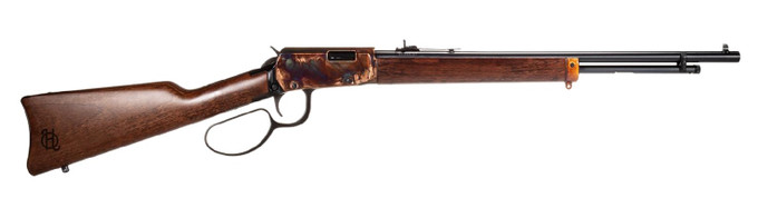 Heritage Manufacturing Heritage Manufacturing Settler .22 LR Lever Action Rifle with Blued Finish and Light Stained Wood Stock STR22LCH20