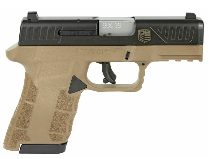 Diamondback Firearms Diamondback Firearms AM29 9mm Semi-Auto Pistol with Black Stainless Finish DB0300P061
