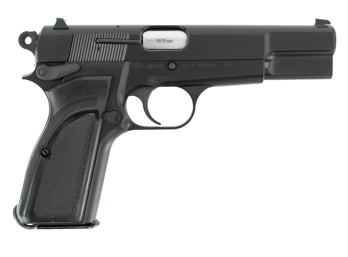 Military Armament Corp Military Armament Corp Inglis L9A1 9mm Semi-Auto Pistol with 15+1 Capacity and Black Chrome Finish 12000000