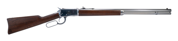 Heritage Manufacturing Heritage Manufacturing 92 Carbine Rifle in 45 Colt with Stainless Steel Finish and Wooden Stock H9204524F9