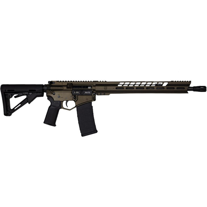Diamondback Firearms Diamondback Firearms Black Gold DB15 Rifle - 5.56 NATO, Collapsible Stock, Midnight Gold Cerakote Finish DB1731K071