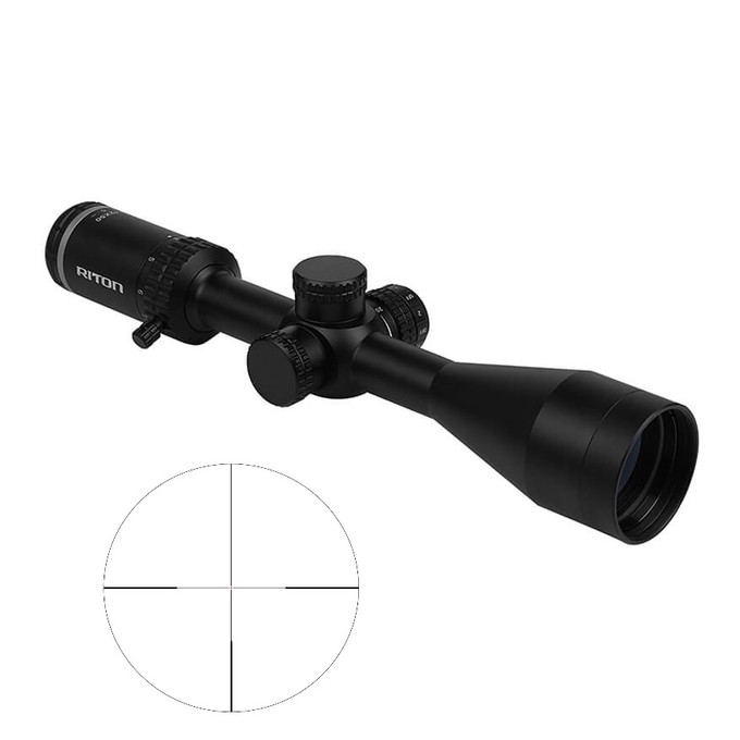 Riton Optics 1 PRIMAL 4-12X50 1" ILL DPLX 1P412ASI23