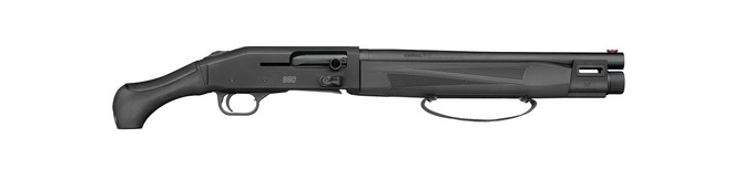 Mossberg Mossberg 990 Aftershock 12-Gauge Semi-Auto Shotgun with Matte Finish and Fiber Optic Sights 83001