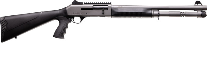 Four Peaks Four Peaks ASKA S4 12 Gauge Semi-Auto Shotgun with Tungsten Cerakote Finish and Synthetic Stock 12059