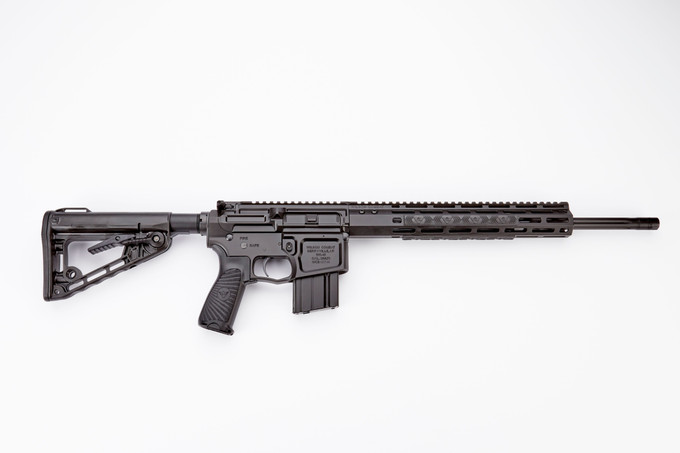 Wilson Combat Wilson Combat Protector Carbine 6mm ARC Rifle - Black Armor-Tuff Finish, Collapsible Stock, 20+1 Capacity TH-6A18F7 BLACK