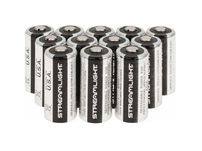 Streamlight CR123A LITHIUM BATTERIES 12PK 85177