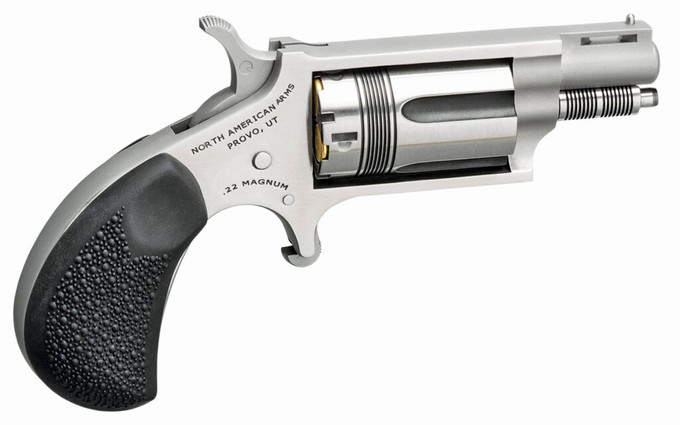North American Arms North American Arms The Wasp .22 Magnum Revolver - Compact Stainless Steel Design NAA-22MS-TW