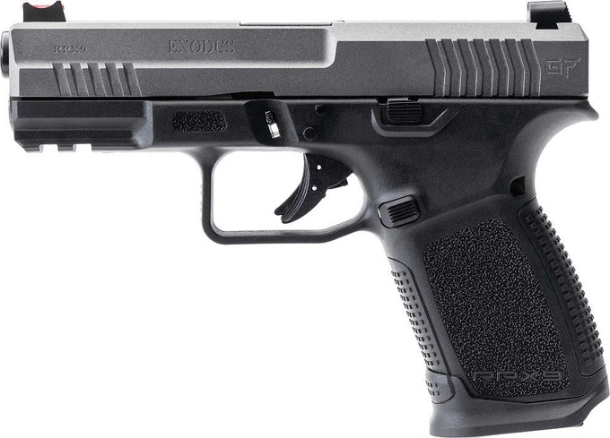 Gforce Arms Gforce Arms Exodus 9mm Semi-Auto Pistol with 15+1 Capacity and Tactical Gray Finish GFRPX3C9TGS