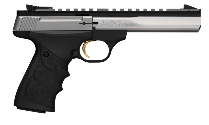 Browning Browning Buck Mark Contour Stainless Semi-Auto Pistol, 22 LR, 10+1 Capacity 051507490