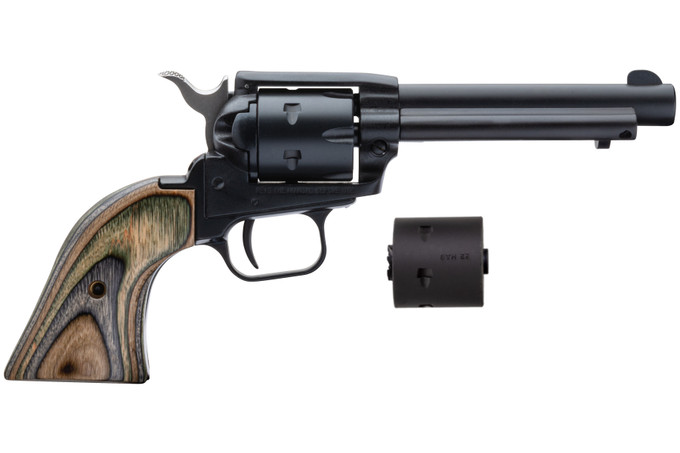 Heritage Manufacturing Heritage Manufacturing Rough Rider Small Bore Revolver in 22 LR & 22 Magnum with Black Satin Finish and Camo Laminate Alloy Frame RR22MBS4