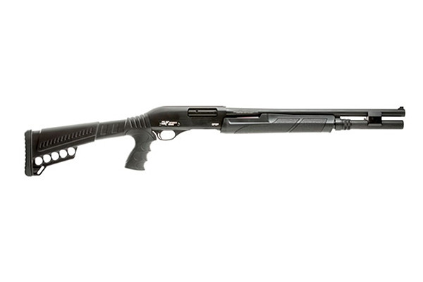Gforce Arms Gforce Arms GF2P 12 Gauge Pump Action Shotgun with Black Cerakote Finish and Synthetic Stock GF2P12L