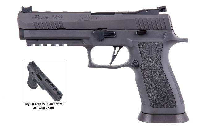 SIG SAUER SIG SAUER P320 X-Five Legion 9mm Semi-Auto Pistol with 17+1 Capacity and Legion Gray Finish 320X5-9-LEGION-R2