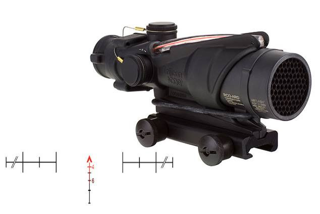 Trijicon ACOG 4X32 A4 USMC RCO CHEV RED TA31RCO-A4CP