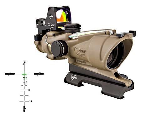 Trijicon ACOG 4X32 FDE BAL GREEN 5.56MM TA31-D-100554