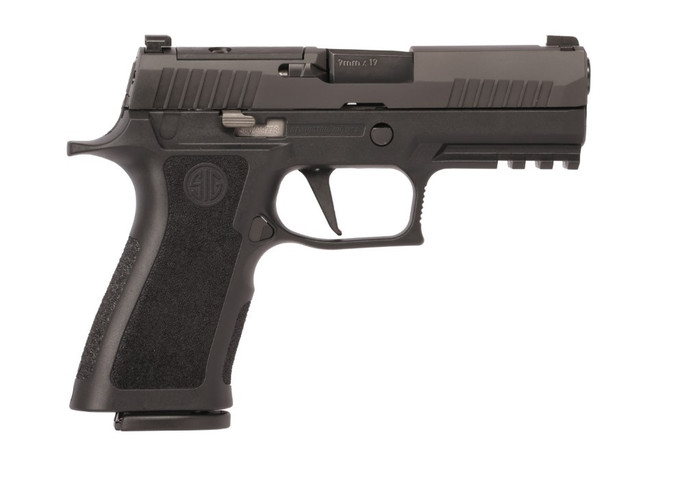 SIG SAUER SIG SAUER P320 X-Carry 9mm Semi-Auto Pistol with Nitron Finish and Modular Polymer X-Series Grip 320XCA-9-BXR3P-R2