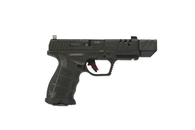 SAR Firearms SAR Firearms SAR9 Socom Compact Compensator 9mm Semi-Auto Pistol with Interchangeable Grips and Expanded Magwell SAR9CSOCOMBLC