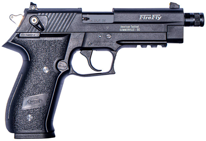 American Tactical Inc American Tactical Inc GSG Firefly 22 LR Semi-Auto Pistol with 13+1 Capacity and Adjustable Rear Sights GERG2213TFFA