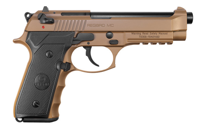 EAA Corp EAA Corp Regard MC 9mm Semi-Auto Pistol with Flat Dark Earth Finish and 18+1 Capacity 390084