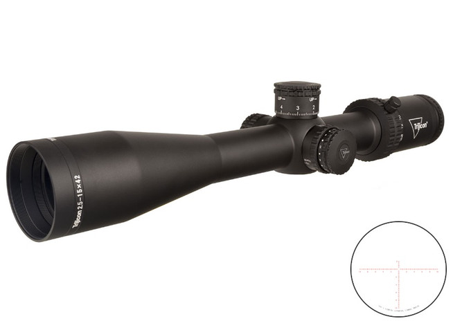 Trijicon CREDO 2.5-15X42 BLK MRAD RED CR1542-C-2900034