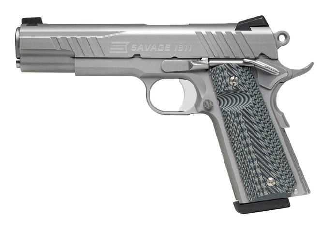 Savage Arms Savage Arms 1911 Government Model .45 ACP Semi-Auto Pistol with Matte Stainless Finish 67202