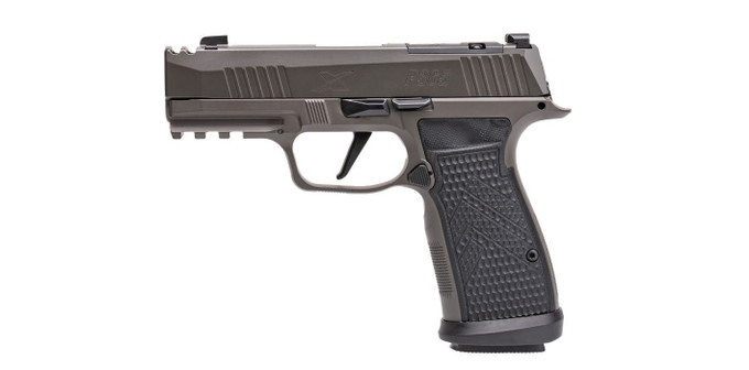 SIG SAUER SIG SAUER P365 AXG Legion 9mm Semi-Auto Pistol with Steel G10 Grips and Legion Gray Finish 365AXGCA-9-LEGION-10