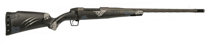 Fierce Firearms Fierce Firearms Twisted Rogue 7MM PRC Bolt Action Rifle with Carbon Fiber Stock and Tungsten Cerakote Finish TWROG7PRC20GP