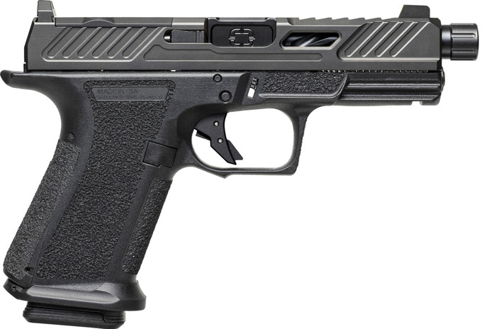 Shadow Systems Shadow Systems MR920 Elite 9mm Semi-Auto Pistol with Black Nitride Finish and Green Tritium Sights SS-1010