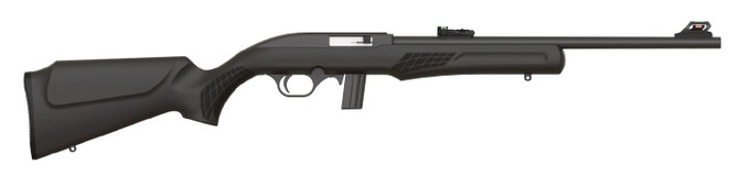 Rossi Rossi RS22 22LR Semi-Auto Rifle with Matte Black Finish and Fiber Optic Sights RS22L1811
