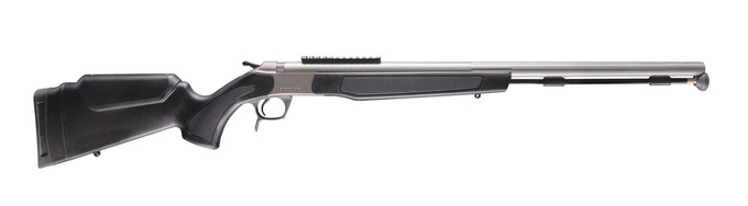 CVA OPTIMA .50CAL SS/BLK RAIL PR2050SM