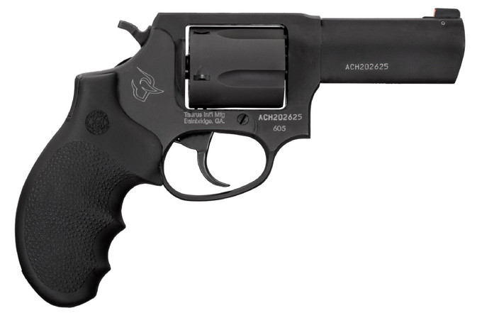 Taurus Taurus M605 Defender Revolver in .357 Magnum / .38 Special with Blued Finish and Black Rubber Grips 2-60531NS