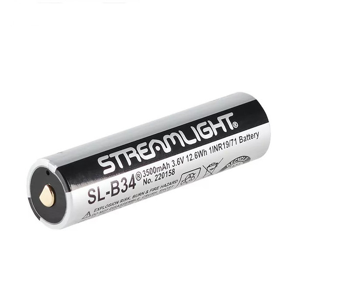 Streamlight SL-B34 LITHIUM BATTERY 1PK 22131