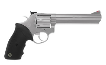 Taurus Taurus M66 Stainless Steel Revolver 357 Magnum / 38 Special with Adjustable Sights and Black Rubber Grips 2-660069