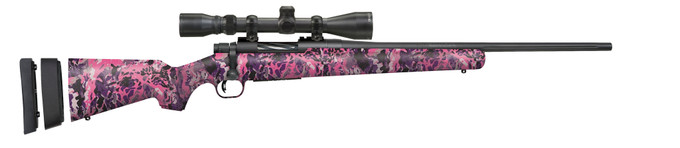 Mossberg Mossberg Patriot Super Bantam Combo Rifle in 243 Win with Synthetic Muddy Girl Wild Camo Stock and 3-9x40mm Scope 28142