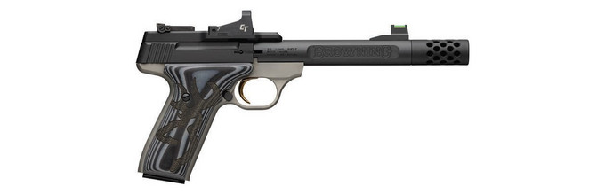 Browning Browning Buck Mark Plus .22 LR Semi-Auto Pistol with Red Dot Sight and G10 Grips 051599490