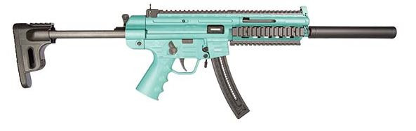 American Tactical Inc American Tactical Inc GSG-16 Carbine in Mint Green with 22 LR Caliber and Folding Stock GERGGSG1622M