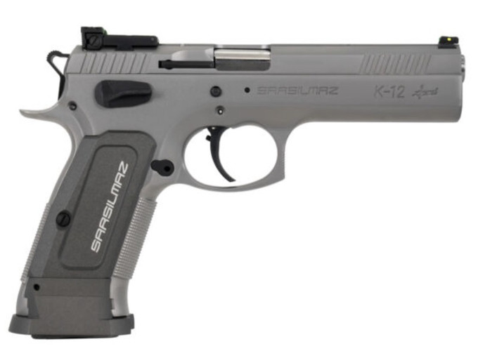 SAR Firearms SAR Firearms K12 Sport 9mm Stainless Steel Semi-Auto Pistol with Adjustable Target Sights K12STSPT