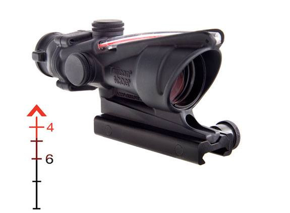 Trijicon ACOG 4X32 .223 BAC CHEVRON RED TA31F