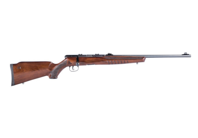 Savage Arms Savage Arms B17G .17 HMR Bolt Action Rifle with Walnut-Stained Hardwood Stock 70810