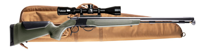 CVA OPTIMA .50CAL BLK/ODG PKG PR2028NSCP