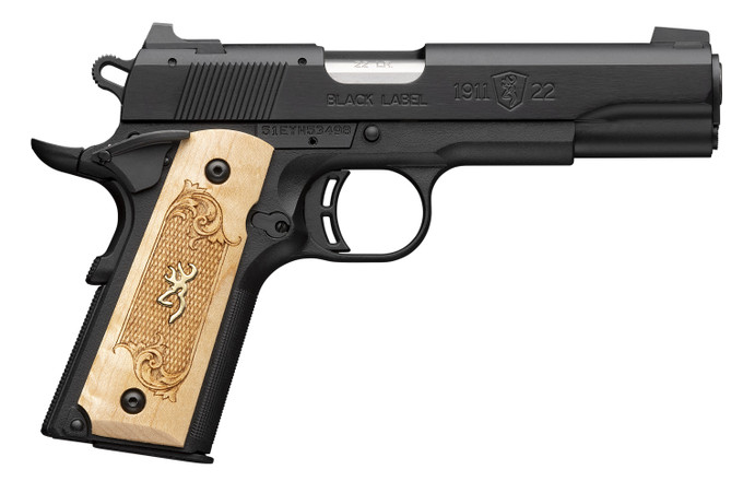 Browning Browning 1911-22 Medallion Semi-Auto Pistol with Maple Medallion Grips 051067490