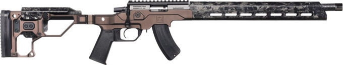 Christensen Arms Christensen Arms MPR Rimfire .22 Magnum Rifle with Tactical Stock and Desert Brown Cerakote Finish 801-12024-00
