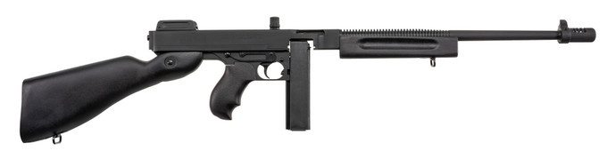 Auto-Ordnance - Thompson Auto-Ordnance Thompson 1927A-1 Commando .45 ACP Rifle with Wood Stock and Adjustable Sights T1-C