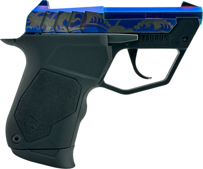 22TUC 22LR BLK/PVD BLUE WAVES 1-22TUC13BL-GW